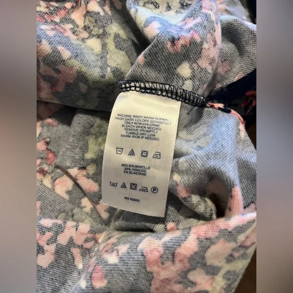 Lands' End Women's Pink and Blue Dress Floral Sleeveless Maxi Dress Sz S - Picture 11 of 11